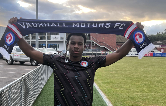 Joe Akpan signs for the Motors