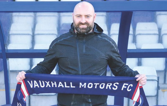 Danny Holmes signs new contract with Vauxhall Motors FC